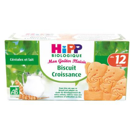 Avis Biscuits croissance à la Pomme - boîte 150g - 12 mois HIPP 1