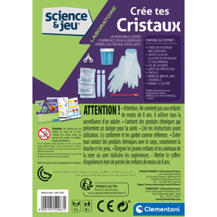 Avis Crée tes cristaux Clementoni 3