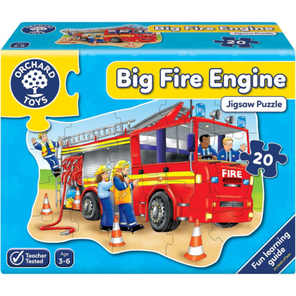 Avis Puzzle Big Fire Engine Orchard Toys 1