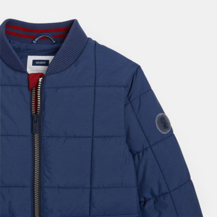 Avis Blouson zippé matelassé déperlant bleu garçon OKAIDI 5