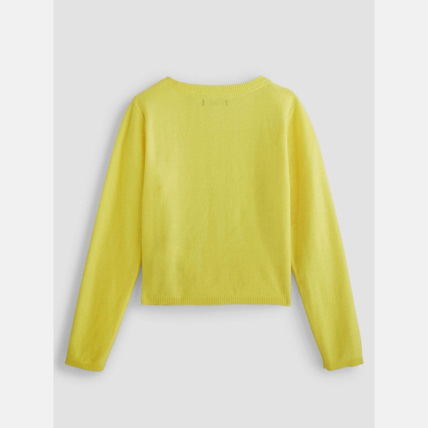 Avis Gilet fantaisie jaune fille OKAIDI 2