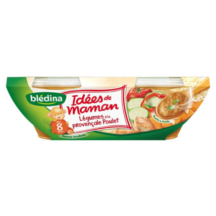Avis LES IDEES DE MAMAN, Légumes à la provençale poulet et touche de basilic Blédina 1