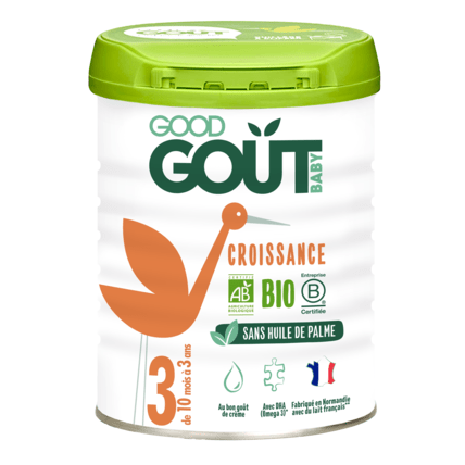 Avis Lait de croissance Bio Good Goût 1