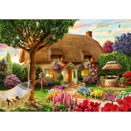 Avis Puzzle Thatched Cottage BLUEBIRD PUZZLE 1