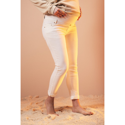 Avis Jean boyfriend de grossesse avec bandeau court effet used Prémaman 1