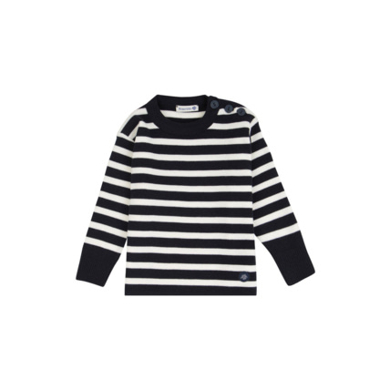 Avis Pull marin "Briac" Kids - laine Mérinos - Navire/Nature ARMOR-LUX 1