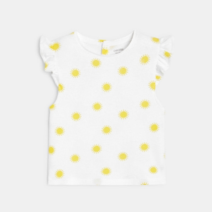 Avis T-shirt imprimé soleil OBAÏBI 1