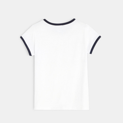 Avis T-shirt des supporteurs blanc fille OKAIDI 3