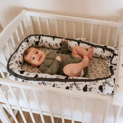 Avis Nid de bébé cocon réducteur de lit matelassé en coton BAKOU ALBEROMIO 5