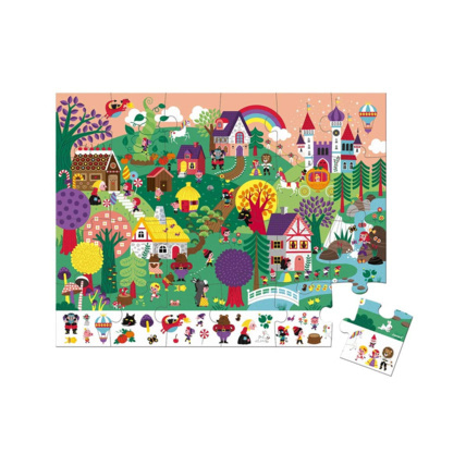 Avis Puzzle observation les contes 24 pieces JANOD 1