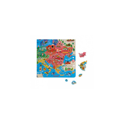 Avis puzzle carte europe magnetique JANOD 1