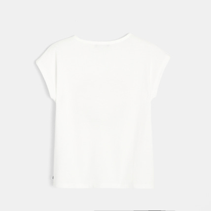 Avis T-shirt message coeur blanc fille OKAIDI 4