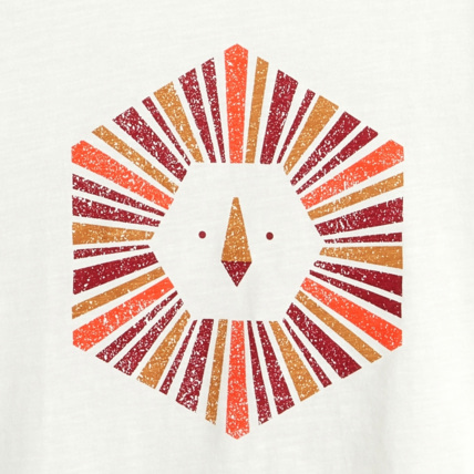 Avis T-shirt motif lion blanc fille OKAIDI 2