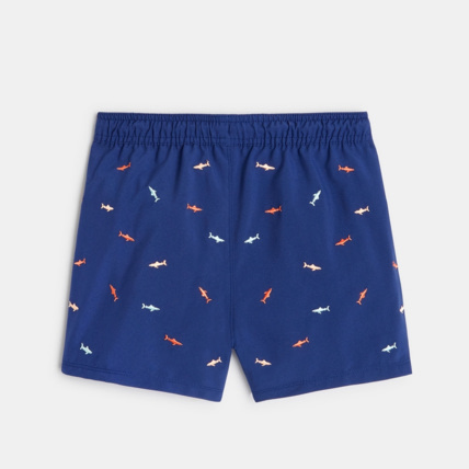 Avis Short de bain brodé bleu garçon OKAIDI 2