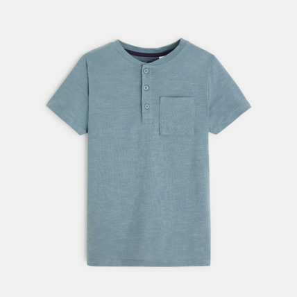 Avis T-shirt tunisien uni bleu garçon OKAIDI 2