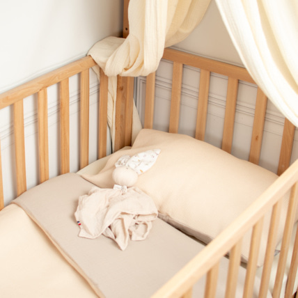 Avis Parure de lit réversible gaze de coton & nid d'abeille Sevira Kids 5