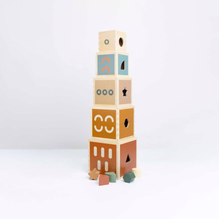Avis Cubes empilables en bois Trois Kilos Sept 1