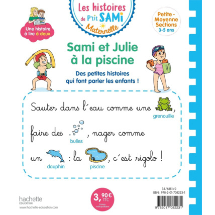 Avis Les histoires de P'tit Sami Maternelle : Sami et Julie à la piscine HACHETTE JEUNESSE 2