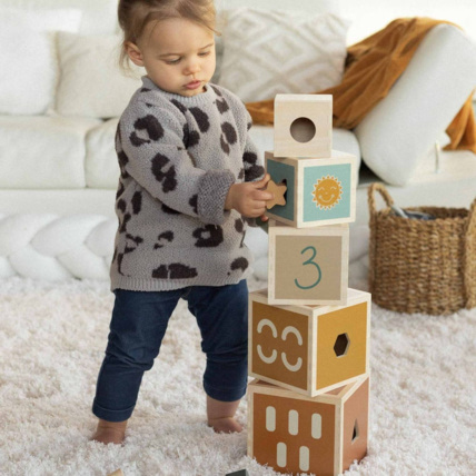 Avis Cubes empilables en bois Trois Kilos Sept 3