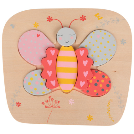 Avis Puzzle en bois Papillon - 8 pièces Prémaman 1
