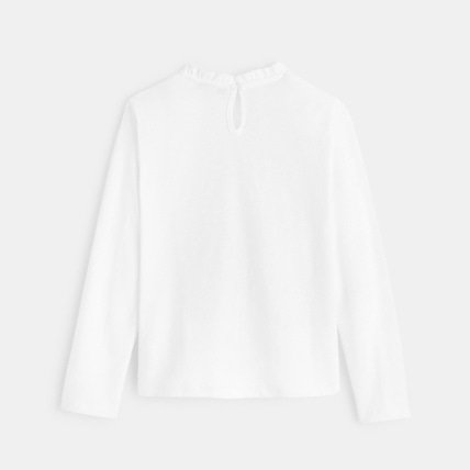 Avis T-shirt manches longues à motif animal Lapin blanc fille OKAIDI 3