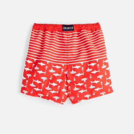 Avis Short de bain imprimé rouge garçon OKAIDI 2