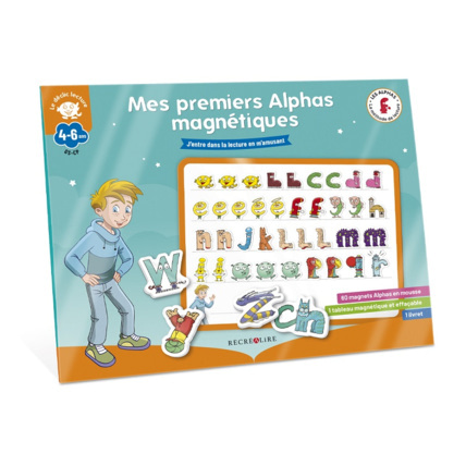Avis Jeu éducatif Mes premiers Alphas magnétiques ÉDITIONS RÉCRÉALIRE 1