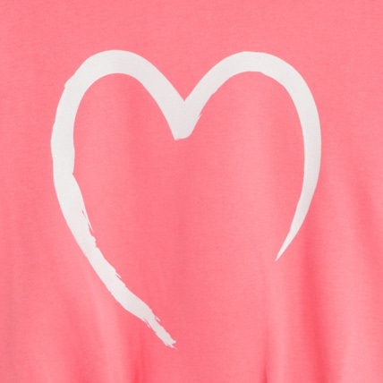 Avis Sweat-shirt à capuche motif Cœur rose fille OKAIDI 3