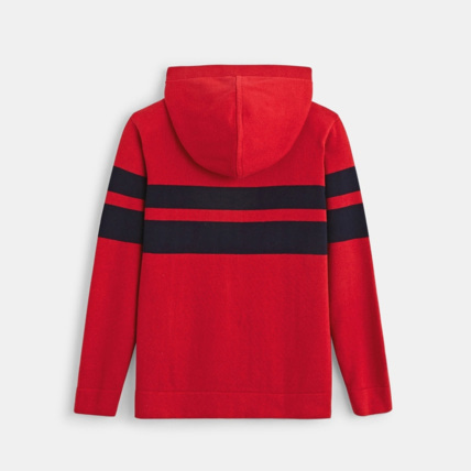 Avis Pull à capuche rouge garçon OKAIDI 2