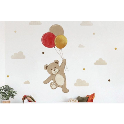 Avis Sticker petit ourson avec ballons Mon Lit Cabane 2