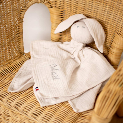 Avis Doudou plat Lapin personnalisable, Jeanne Sevira Kids 3