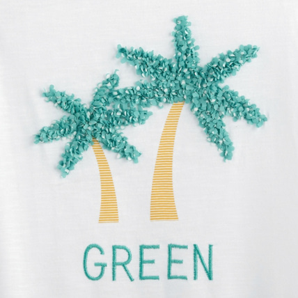 Avis T-shirt motif 3D vert fille OKAIDI 3