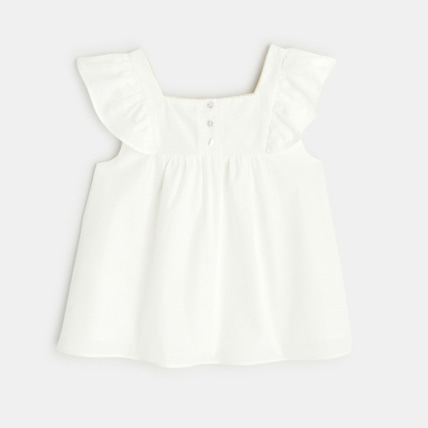 Avis Blouse brodée blanche fille OKAIDI 4