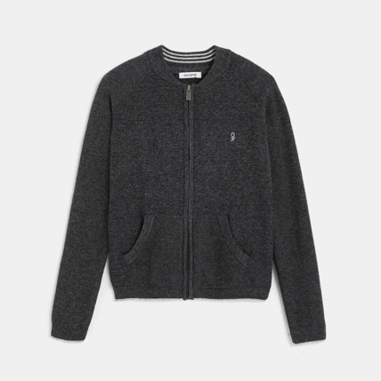 Avis Gilet teddy zippé gris garçon OKAIDI 1