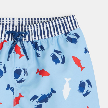 Avis Short de bain imprimé bleu garçon OKAIDI 2