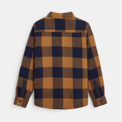 Avis Chemise manches longues à grands carreaux jaune garçon OKAIDI 2