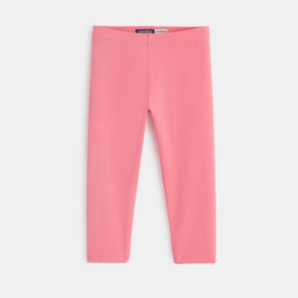 Avis Legging court en jersey rose fille OKAIDI 1