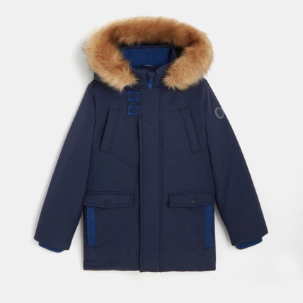 Avis Parka chaude à capuche bleu garçon OKAIDI 2