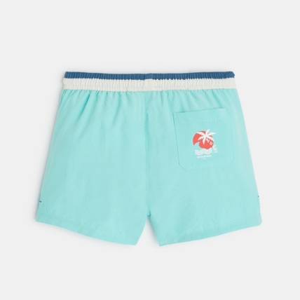 Avis Short de bain uni bleu garçon OKAIDI 3
