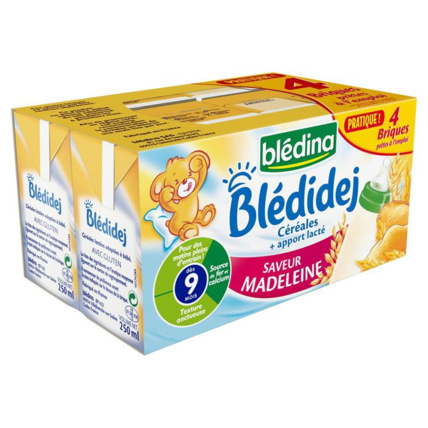 Avis BLEDIDEJ Saveur madeleine 2 x 250 ml dès 6 mois Blédina 1