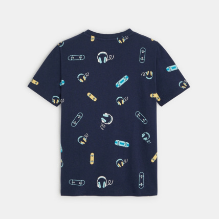 Avis T-shirt imprimé manches courtes bleu garçon OKAIDI 3