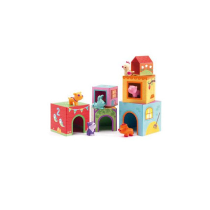 Avis 6 Cubes imagiers Topanifarm DJECO 1