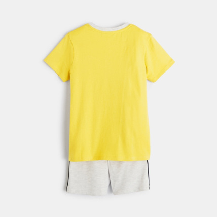 Avis Pyjama-short en jersey jaune garçon OKAIDI 2