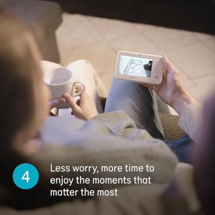 Avis Moniteur de Mouvement pour bébé avec vidéo et Son AC25-1 Angelcare 5