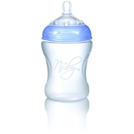 Avis Biberon  Natural Touch 240ML Débit lent Sans Bisphenol A NUBY 1