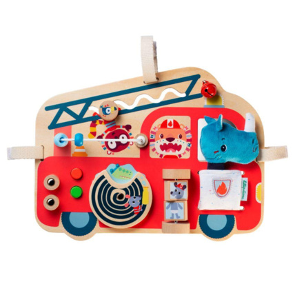 Avis Camion de pompier Panneau d'activités Lilliputiens 1