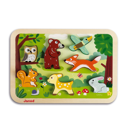 Avis Puzzle 3D animaux de la forêt JANOD 1