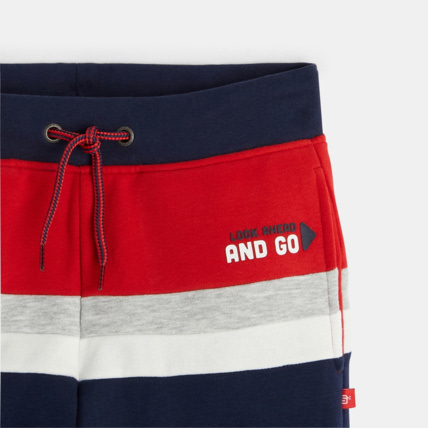 Avis Pantalon de jogging tricolore bleu garçon OKAIDI 3