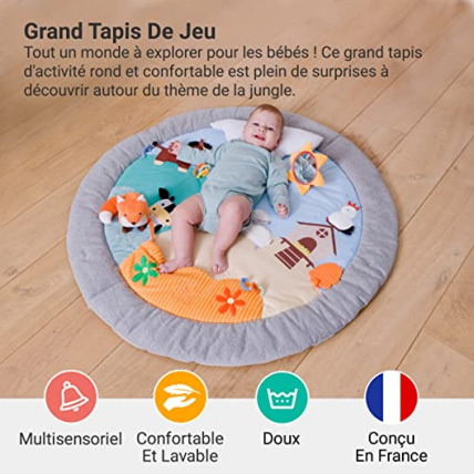 Avis Tapis d'éveil multi-activités ferme Little Big Friends 3