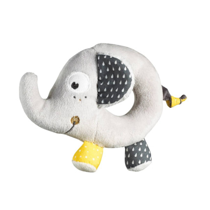 Avis Hochet éléphant en velours Sauthon 1